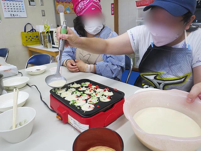 障害者雇用創造センター たこ焼きパーティーレク