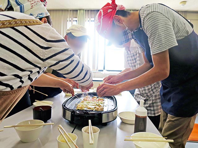 障害者雇用創造センター たこ焼きパーティーレク