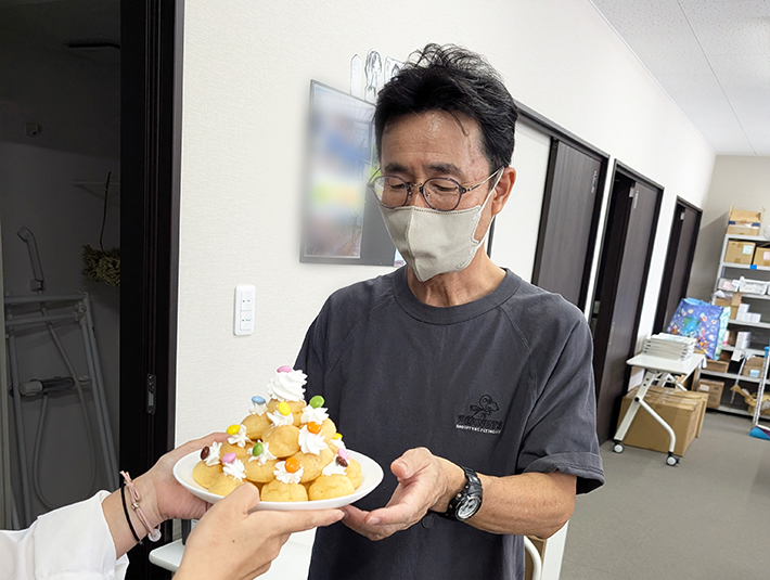 就労継続支援B型フレーベル_ハロウィンレクの様子