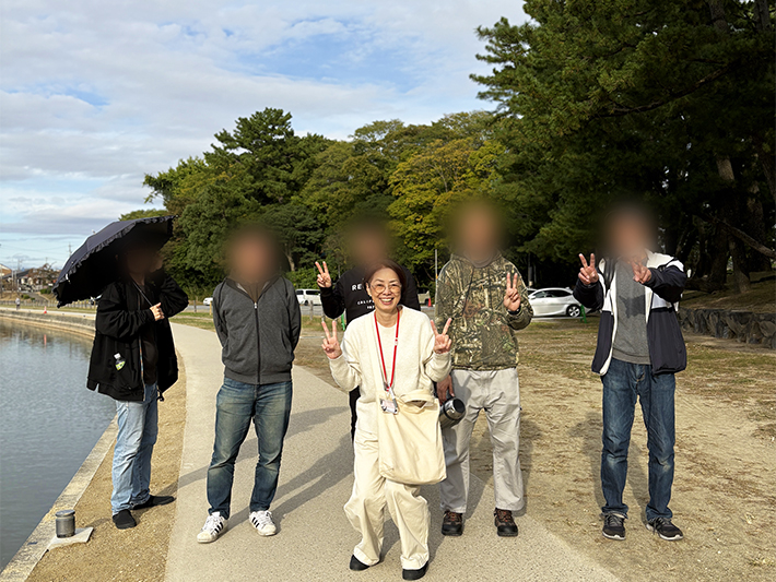 障害者雇用創造センター_お散歩レク＠天王川公園