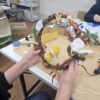 就労継続支援B型オリーブ_クリスマスリース作りの様子