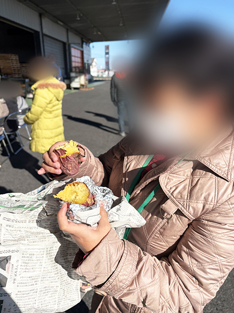障害者雇用創造センター焼き芋＆スイートポテトレク