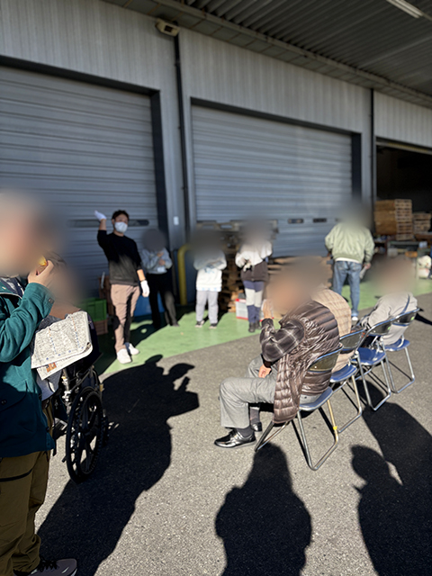 障害者雇用創造センター焼き芋＆スイートポテトレク