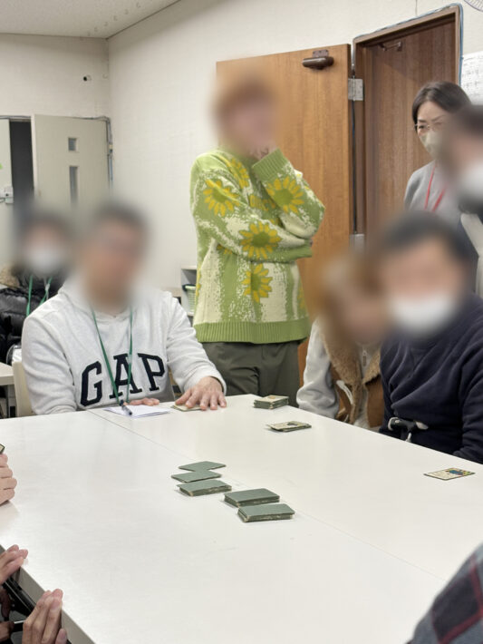 障害者雇用創造センター_坊主めくりレクリエーションの様子