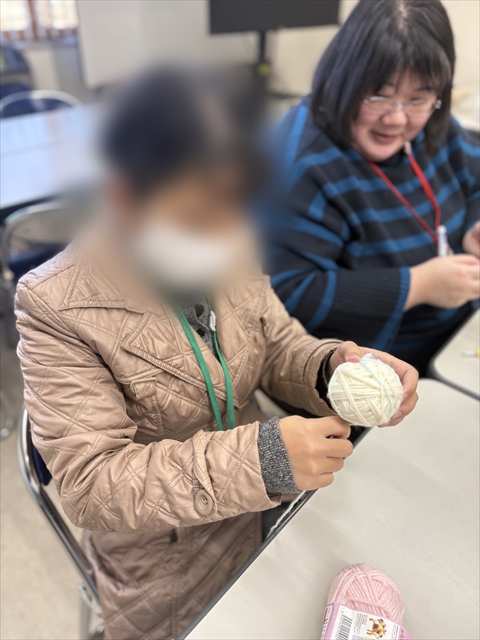 フェルトでかわいい門松作り_制作風景