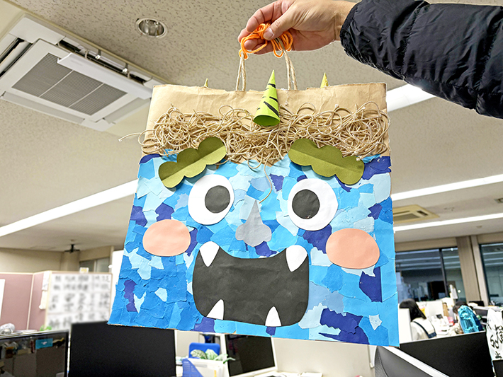 障害者雇用創造センター_節分レクピニャータ