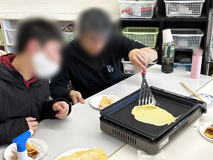 お菓子作りレクリエーション_障害者雇用創造センター