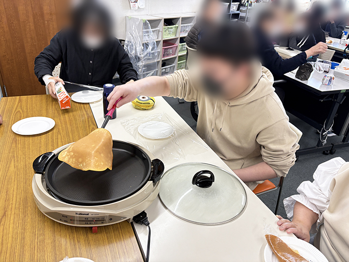 お菓子作りレクリエーション_障害者雇用創造センター