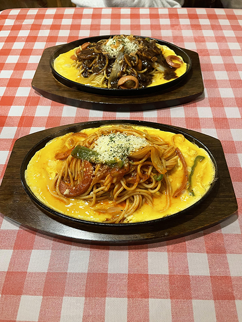 オリーブ_鉄板パスタの紹介