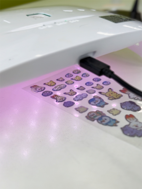 障害者雇用創造センター_HASUパークイベント出店_ぷっくりシール作成