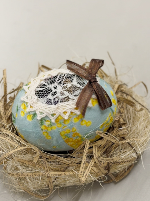 障害者雇用創造センター_4月手芸レク_エッグポマンダー作り