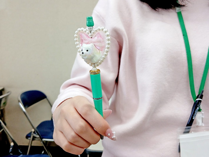 オリジナルボールペンづくりレク_完成したボールペンの画像_障害者雇用創造センター