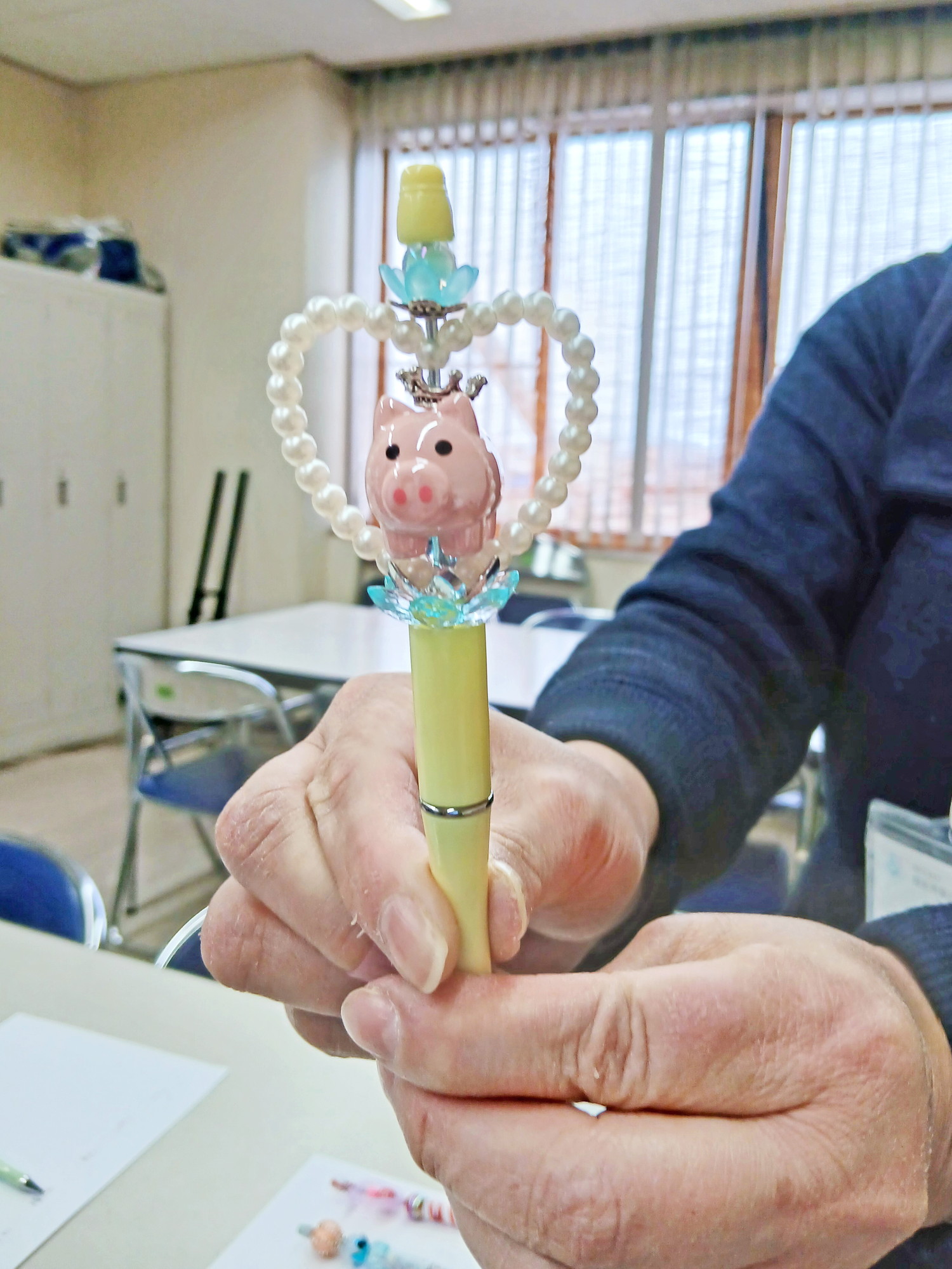 オリジナルボールペンづくりレク_完成したボールペンの画像_障害者雇用創造センター