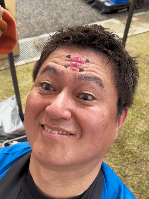 障害者雇用創造センター_HASUパークイベント出店_ボディジュエリーペイント